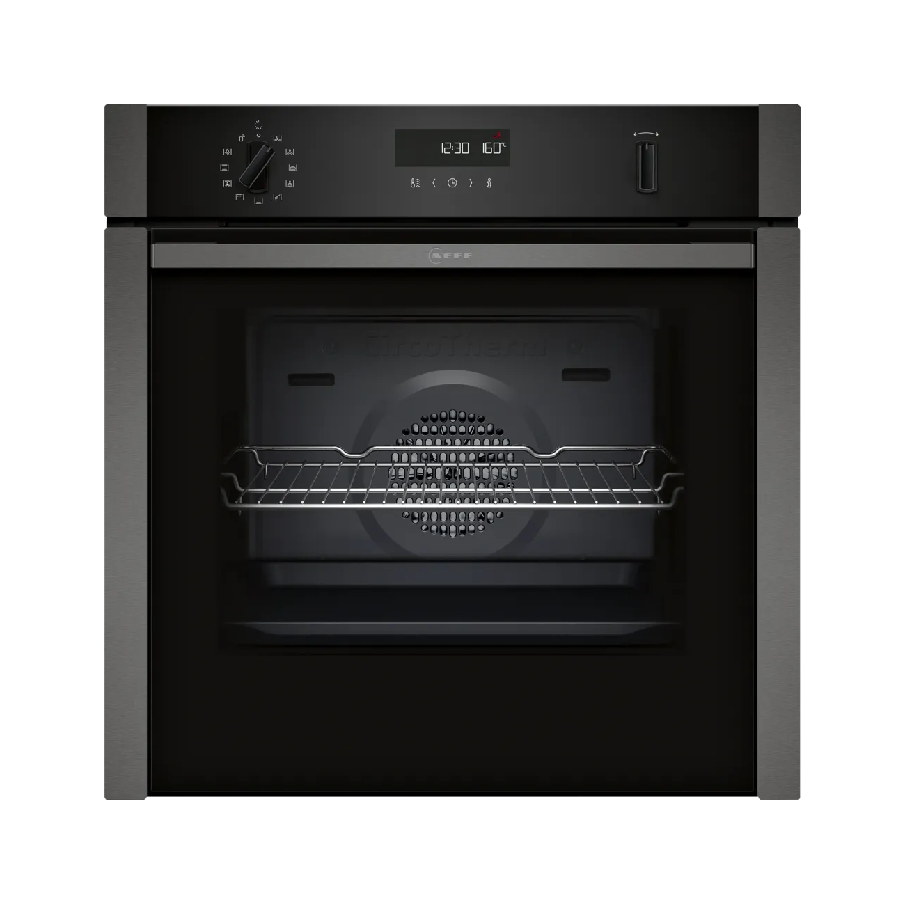 NEFF B6ACH7AG7B Built-in Slide & Hide Single Pyrolytic Oven