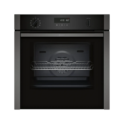 NEFF B6ACH7AG7B Built-in Slide & Hide Single Pyrolytic Oven