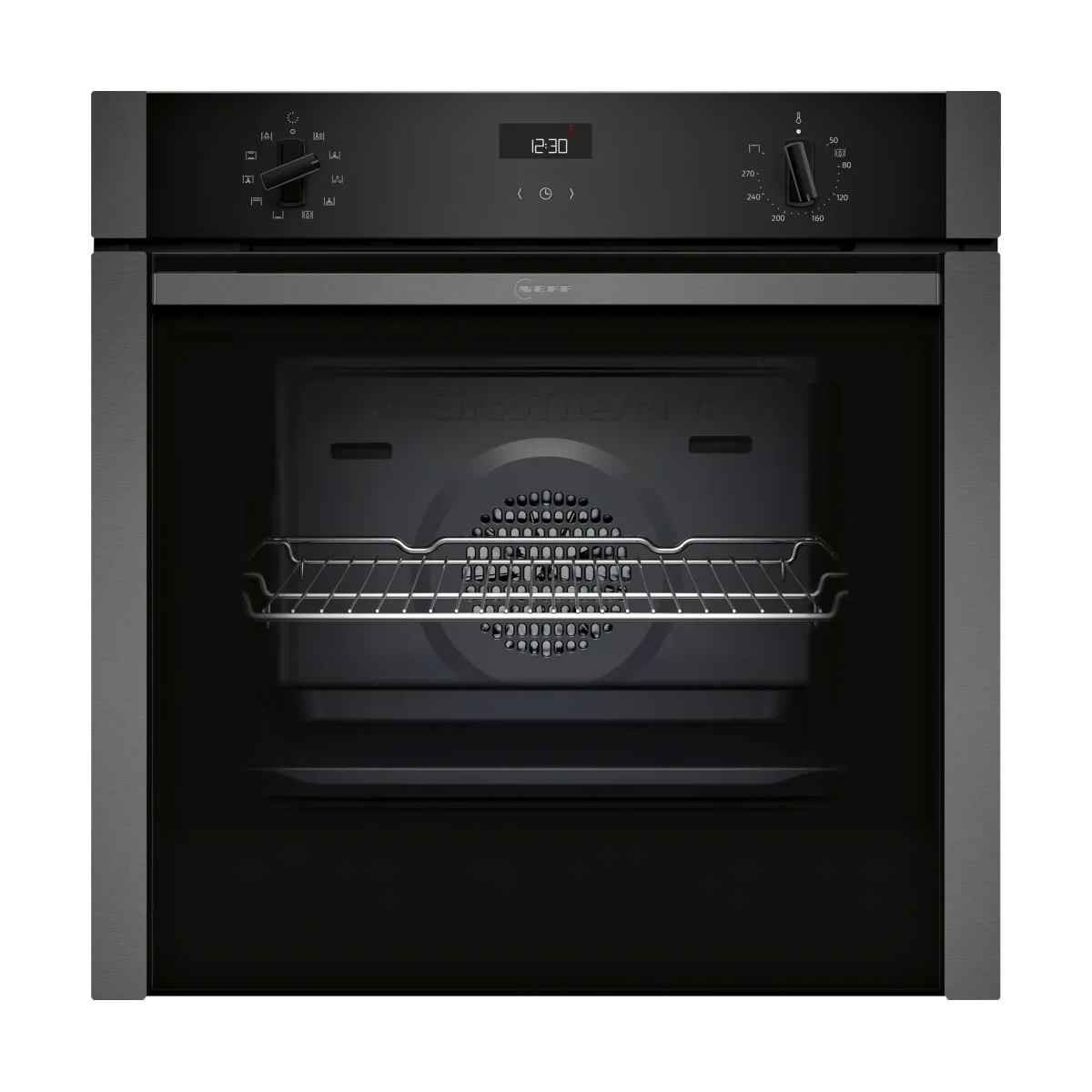Neff B3ACE4AG3B Built-in Slide & Hide Single Oven