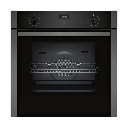 Neff B3ACE4AG3B Built-in Slide & Hide Single Oven