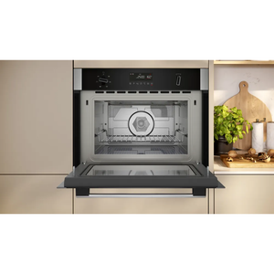 NEFF C1AMG84N1B Built-in Compact 45cm Microwave Combination Oven