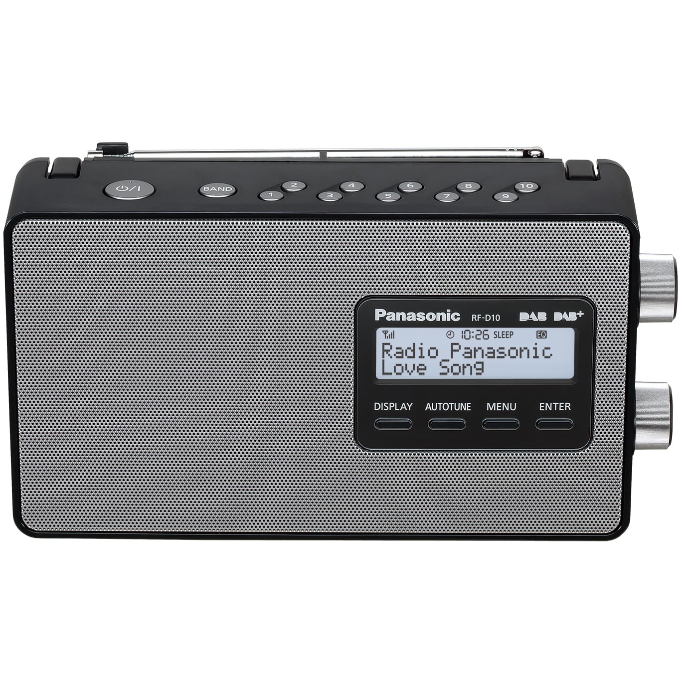 Panasonic RF-D10EB-K DAB/DAB+ Digital Radio with FM Tuner - Black