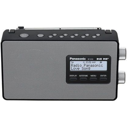 Panasonic RF-D10EB-K DAB/DAB+ Digital Radio with FM Tuner - Black