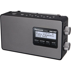 Panasonic RF-D10EB-K DAB/DAB+ Digital Radio with FM Tuner - Black