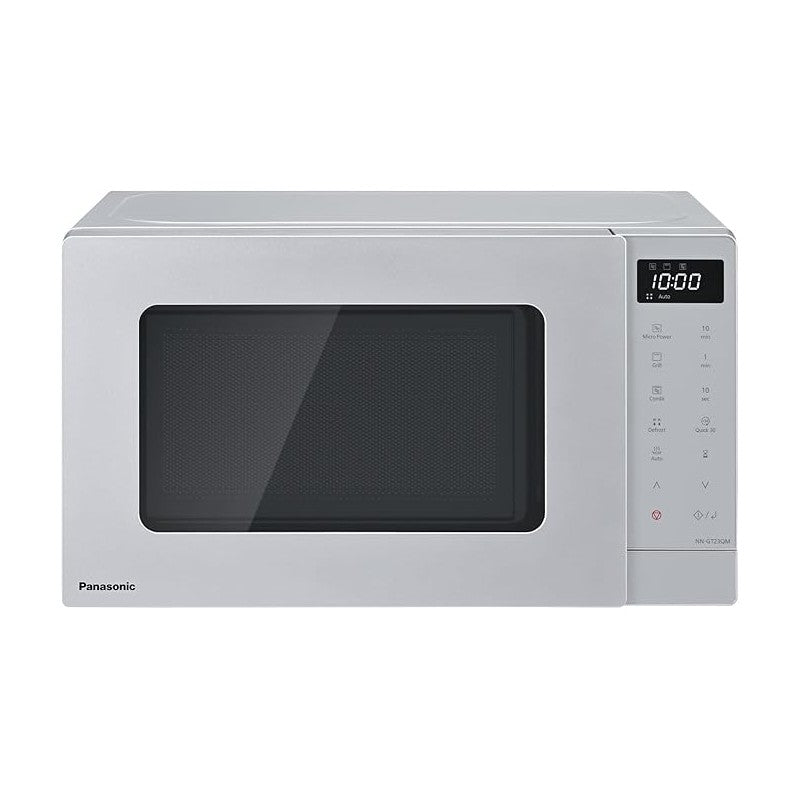 Panasonic NN-GT23QMBPQ 20L Microwave Oven with Grill | 800W | Silver Metallic