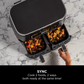 Ninja AF200UK Foodi 4-in-1 Dual Zone 7.6L Air Fryer