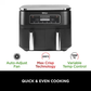 Ninja AF300UK 7.6L Dual Zone Air Fryer and Dehydrator