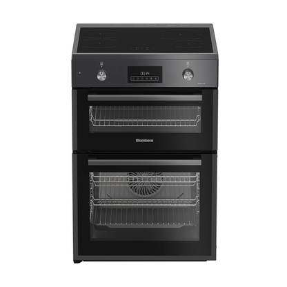 Blomberg HIRN651N 60cm Double Oven Electric Cooker with Induction Hob