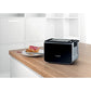 Bosch TAT8613NGB Compact toaster Styline Black 2 Slice