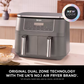 Ninja DZ300UK 7.6 litre 6-in-1 Dual Zone Air Fryer