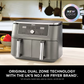 Ninja DZ400UK 9.5 litre MAX 6-in-1 Dual Zone Air Fryer
