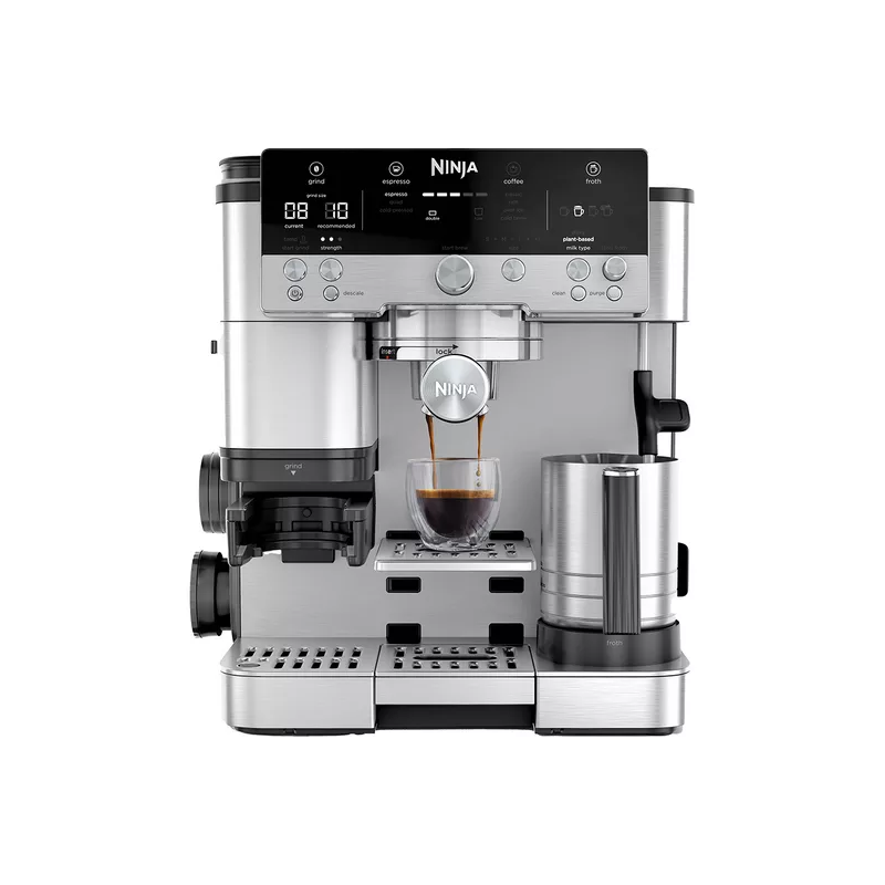 Ninja ES601UK Luxe Café Premier Series Espresso Coffee Machine | Black/Stainless Steel