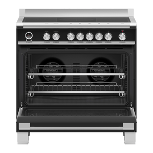 Fisher & Paykel OR90SCI6B1 90cm 5 Zone Induction Pyrolytic Cooker - Black