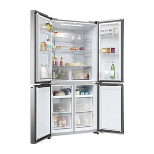 Haier HCR3818ENMM 83.3cm 60/40 Frost Free Multi Door Fridge Freezer - Stainless Steel