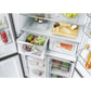Haier HCR5919EHMB 90cm 60/40 Frost Free American Fridge Freezer - Brushed Black
