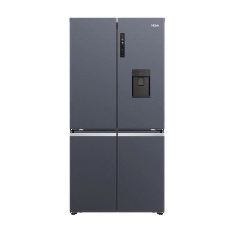 Haier HCR5919EHMB 90cm 60/40 Frost Free American Fridge Freezer - Brushed Black