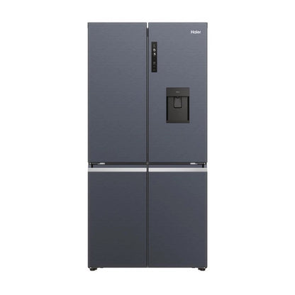 Haier HCR5919EHMB 90cm 60/40 Frost Free American Fridge Freezer - Brushed Black