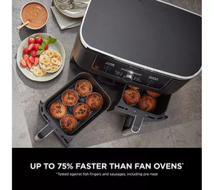 Ninja AF400UK XL 9.5L Dual Zone Air Fryer - Black
