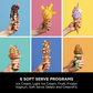 Ninja NC701UK Swirl by CREAMi 13-in-1 Soft Serve & Ice Cream Maker