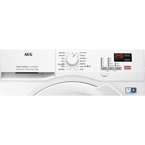 AEG L6FBK841B White 8kg 1400 Spin Washing Machine