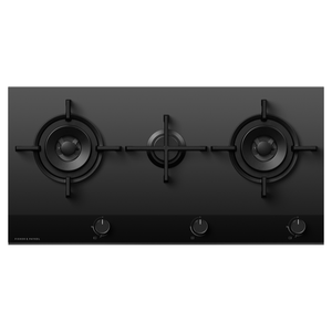 Fisher & Paykel CG903DNGGB4 90cm Gas Hob - Black Glass