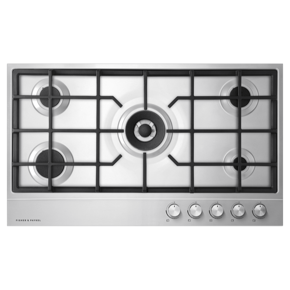 Fisher & Paykel CG905DNGX1 90cm Gas Hob - Stainless Steel