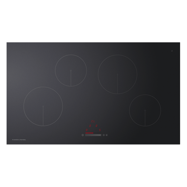 Fisher & Paykel CI804CTB1 80cm 4 Zone Induction Hob - Black Glass
