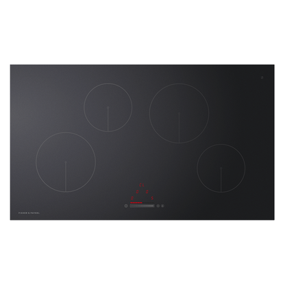 Fisher & Paykel CI904CTB1 90cm 4 Zone Induction Hob - Black Glass