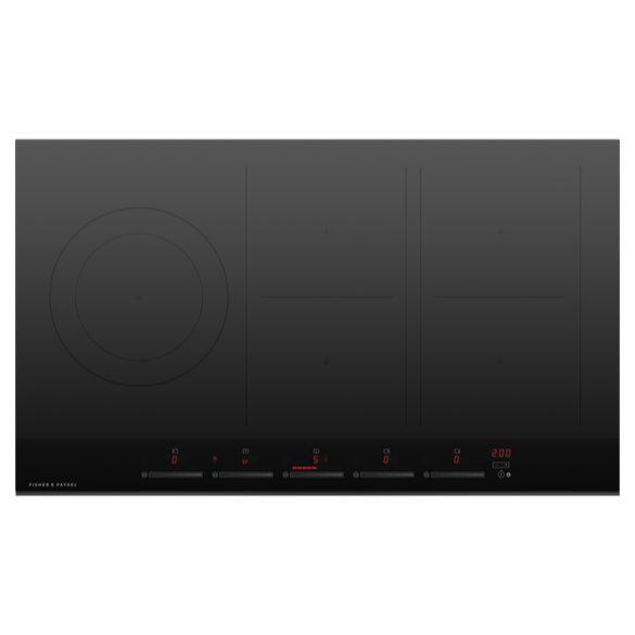 Fisher & Paykel CI905DTB4 90cm Induction Hob - Black Glass