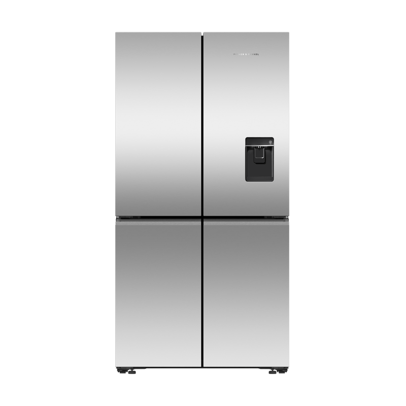 Fisher & Paykel RF605QNUVX1 Freestanding Quad Door Fridge Freezer with Ice & Water
