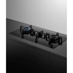 Fisher & Paykel CG903DLPGB4 90cm 3 Burner Gas Hob - Black Glass