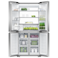 Fisher & Paykel RF500QNUX1 Quad Door Frost Free WiFi Fridge Freezer 79cm Stainless