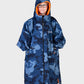 dryrobe Advance - Kids - Long Sleeve V3 - Blue Camo Orange