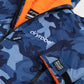 dryrobe Advance - Kids - Long Sleeve V3 - Blue Camo Orange