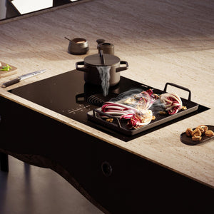 BORA M PURE Pure Induction Gloss Cooktop with Integrated Cooktop Extractor
