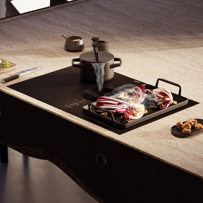 BORA M PURE Pure Induction Matt Cooktop with Integrated Cooktop Extractor