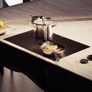 BORA Pure Induction Compact Matt Cooktop With Integrated Extractor