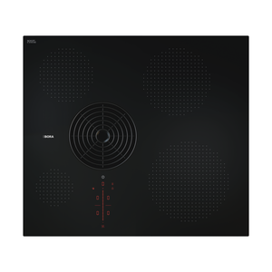 BORA S PURE Induction Matt Cooktop with Integrated Cooktop Extractor
