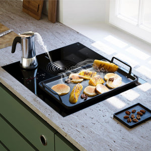 BORA S PURE Induction Gloss Cooktop with Integrated Cooktop Extractor