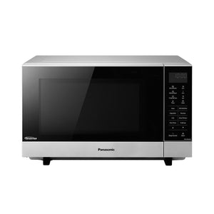 Panasonic NN-SF464MBPQ Metallic Silver 27L / 1000W Microwave - Flatbed Design