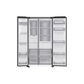 Samsung RS70F64KEFEU 91cm Side by Side American Fridge Freezer - Black